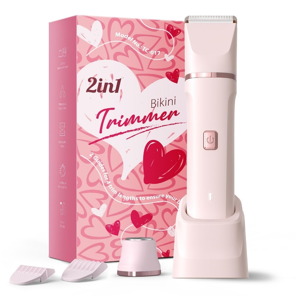 Pink 2-in-1 Bikini Trimmer